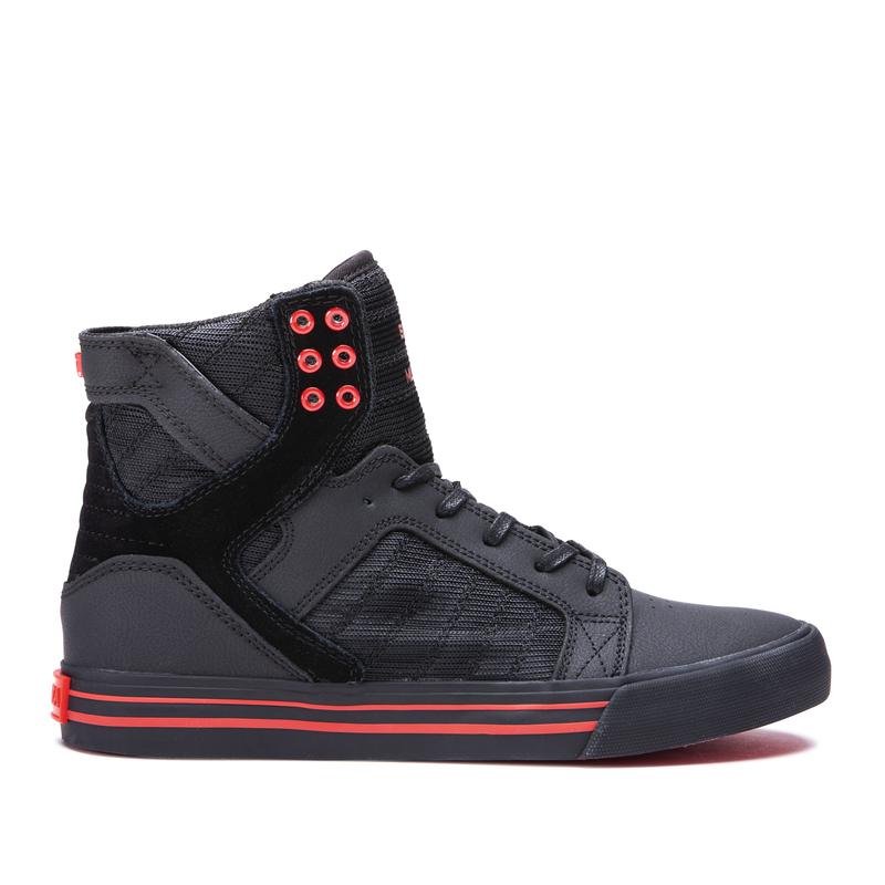 Supra SKYTOP Sneaker High Damen Schwarz / Rot Bestellen PYVQK2390